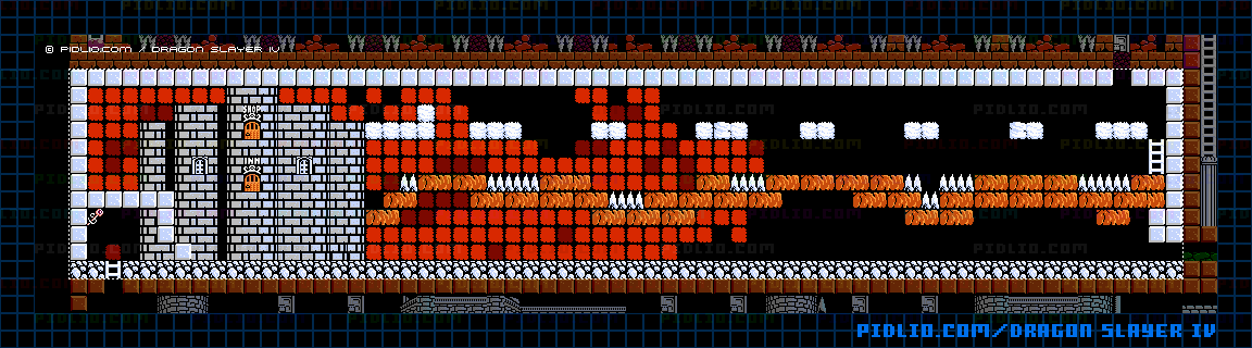【M-01】隠し要素のマップ画像 / ドラゴンスレイヤー4 攻略 ─ pidlio.com